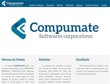 Tablet Screenshot of compumate.com.br